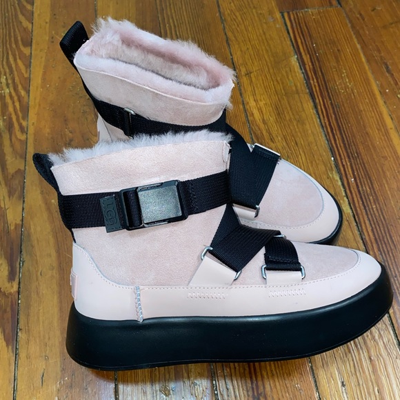 UGG Australia Classic Boom Buckle Boots Suede 5 6 - Picture 4 of 11